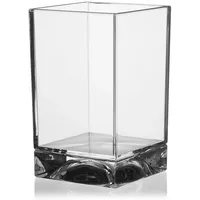 Kartell Boxy Zahnbürstenhalter, Transparent, 7 x 7 x 12 cm