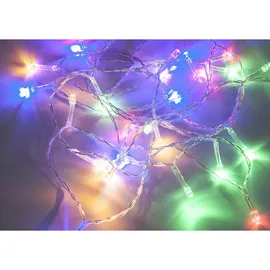 GLOBO LED-Lichterkette Metall 320 cm Bunt