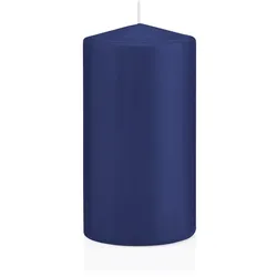 Wiedemann Kerzen Stumpenkerzen Dunkelblau 100 x Ø 70 mm, 12 Stück, Kerzen in RAL Kerzengüte Qualität