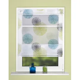 Home fashion Raffrollo Rawlins 60 x 130 cm blau/grün