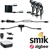 Paulmann Plug & Shine Bundle Smart Home smik Gateway 1 St. Weiß/Grau