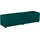 Home Affaire Hockerbank Knobbed Petrol 160 x 42 x 40 cm