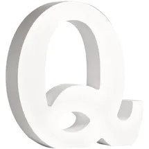 Rayher Dekoartikel MDF-Buchstabe Q weiß