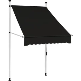 vidaXL Klemmmarkise 100 cm Anthrazit