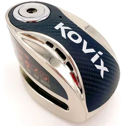 Kovix KNX10, Alarm-Bremsscheibenschloss - Silber/Schwarz