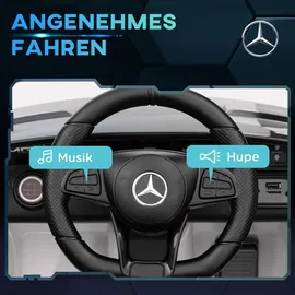aiyaplay Elektro-Kinderauto 12 V mit 2,4G Fernbedienung, Musik, Hupe, Schwarz (1-tlg)