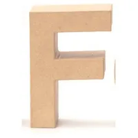 Glorex  Papp-Buchstabe F 17,5 x 5,5 cm