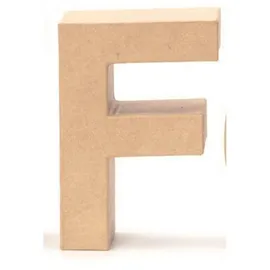Glorex  Papp-Buchstabe F 17,5 x 5,5 cm