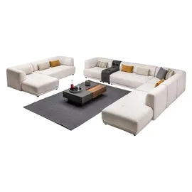 xl moebel gmbh Eckcouch Wohnraumsofa Eckgarnitur Lounge Sofa Couch Polsterlandschaft Couchen - Grau