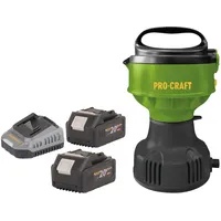 PROCRAFT Akku Schwimmpumpe 20 V 3200 l/h + 2x Akku 4,0 Ah + Ladegerät