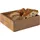 APS Holzbox -WOODY-15 x 15 cm, H: 5,5 cm,