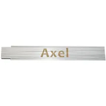 Heka Zollstock Axel 2 m, weiß