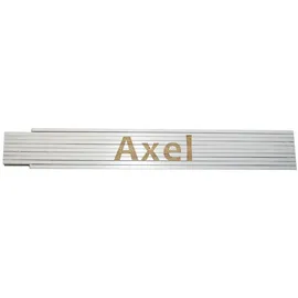 Heka Zollstock Axel 2 m, weiß