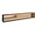 SKRAUT HOME Lowboard 310x50x37 cm Eiche Schwarz Holzwerkstoff
