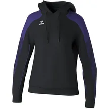 Erima EVO STAR Hoodie Damen schwarz/ultra violet 34