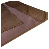 Estexo Ersatz-Bezug Doppel-Sonnenliege Stoffbezug Gartenliege XXL Duo-Relaxliege Braun