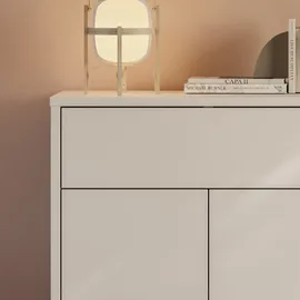 Forte Alice Springs 74,5 x 99,1 x 34,9 cm mit 2 Türen und 1 Schublade / Beige