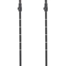 Salomon Steep Vario S3 Ski Hiking Poles, Adjustable Lightweight Hiking Poles and Outdoor Adventure, Black Ebony