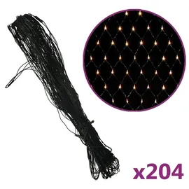 vidaXL Lichterkettennetz LED 3x2 m Warmweiß