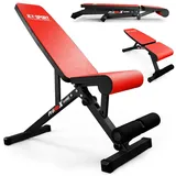 K-Sport Multi Hantelbank klappbar rot/schwarz