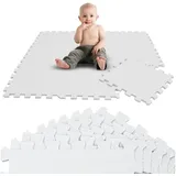 LittleTom 9 Teile Spielmatte Baby Puzzlematte - 30x30 Krabbelmatte Bodenmatte Kinderzimmer