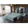 KAWOLA Sofa DAMETO Ecksofa Bettsofa Schlafsofa mit Stauraum Cord hellblau