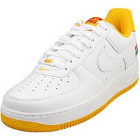 Nike Air Force 1 Low Retro Qs Herren White Gold Sneaker Mode - 45.5 EU