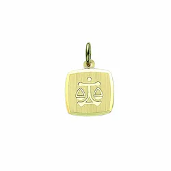 Ketten-Anhänger ADELIA ́S "Damen & Herren 333 Gold Sternzeichen Anhänger Waage", gold, Schmuckanhänger, Damen, Damen, Waage, Gelbgold 333-Gold, Gelbgold 333, Gold, Goldschmuck für Damen & Herren