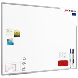 ALLboards Keramiktafel,, Weiß, Metall, 120x90x1.6 cm, Dekoration, Magnettafeln & Pinnwände