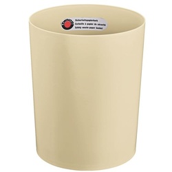 OTTO Office Sicherheits-Papierkorb 13 Liter beige, 25x30x25 cm
