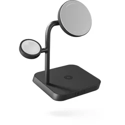 Zens 4-in-1 - Pad für induktives Laden / Ladegerät + AC-Netzteil - 18 Watt (24 p