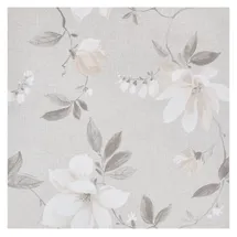 vidaXL Vliestapete 3D Blumenmuster Grau 10x0,53 m