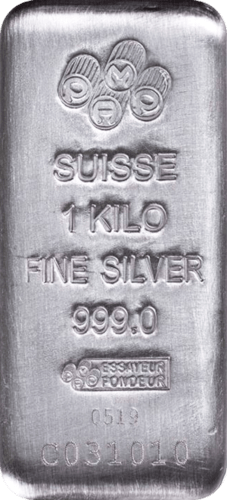 1 kg Silberbarren PAMP Suisse