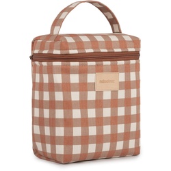 Hyde Park Lunch Bag, terracotta checks