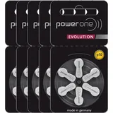 Varta 5x Power One EVOLUTION Gr. 10 Hörgerätebatterien 1,45 V 6er Blister PR70 Gelb p10