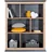 MY BABY LOU Kinderregal Benton 110 x 138,8 x 43 cm Eiche dunkelgrau