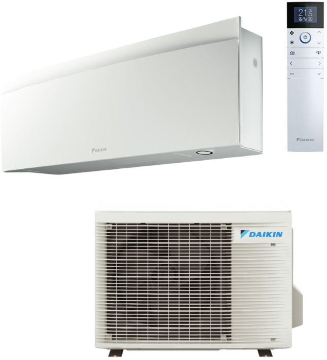 DAIKIN Emura 3 Klimaanlage FTXJ42AW + RXJ42A | Mattweiß | 4,2 kW