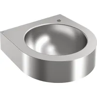 kwc aquarotter gmbh KWC Wandtrinkbrunnen, ANIMA, Edelstahl, 345x118x350 mm, Hahnloch,