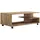 VCM Holz Couchtisch Rollen rollbar Kaffeetisch Stango XL