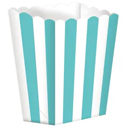5 Candy Buffet Snack Boxen türkis