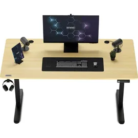SENSE7 Schreibtisch NOJO elektrisch höhenverstellbar Schwarz / Weiß