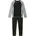 Wolle-Basisschicht-Set Schwarz 92