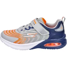 SKECHERS Microspec Max Advance Kinder Grau/Orange 33