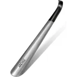 LuxusKollektion Schuhlöffel Schuhlöffel 42cm Edelstahl Schuhanzieher Silbrig 1er-pack B silberfarben