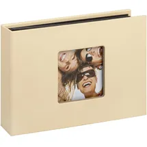 Walther design Mini-Fotoalbum creme 10x15 Mini Album für 36 Fotos MA-353-H