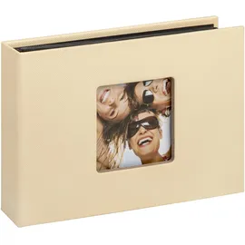Walther design Mini-Fotoalbum creme 10x15 Mini Album für 36 Fotos MA-353-H