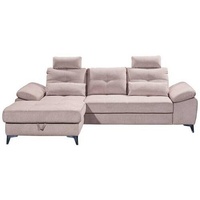 ED EXCITING DESIGN Ecksofa rosa