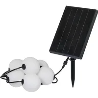 Sygonix SY-6662320 Solar-Lichterkette 2.4 W Weiß, Schwarz