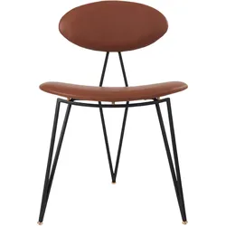 AYTM - Semper Dining Chair, schwarz / cognac
