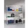 SCHULTE Regalwelt Schulte Regal-Set 1 Steckregal und 1 Anbauregal 180 cm x 200 cm x 50 cm Weiß